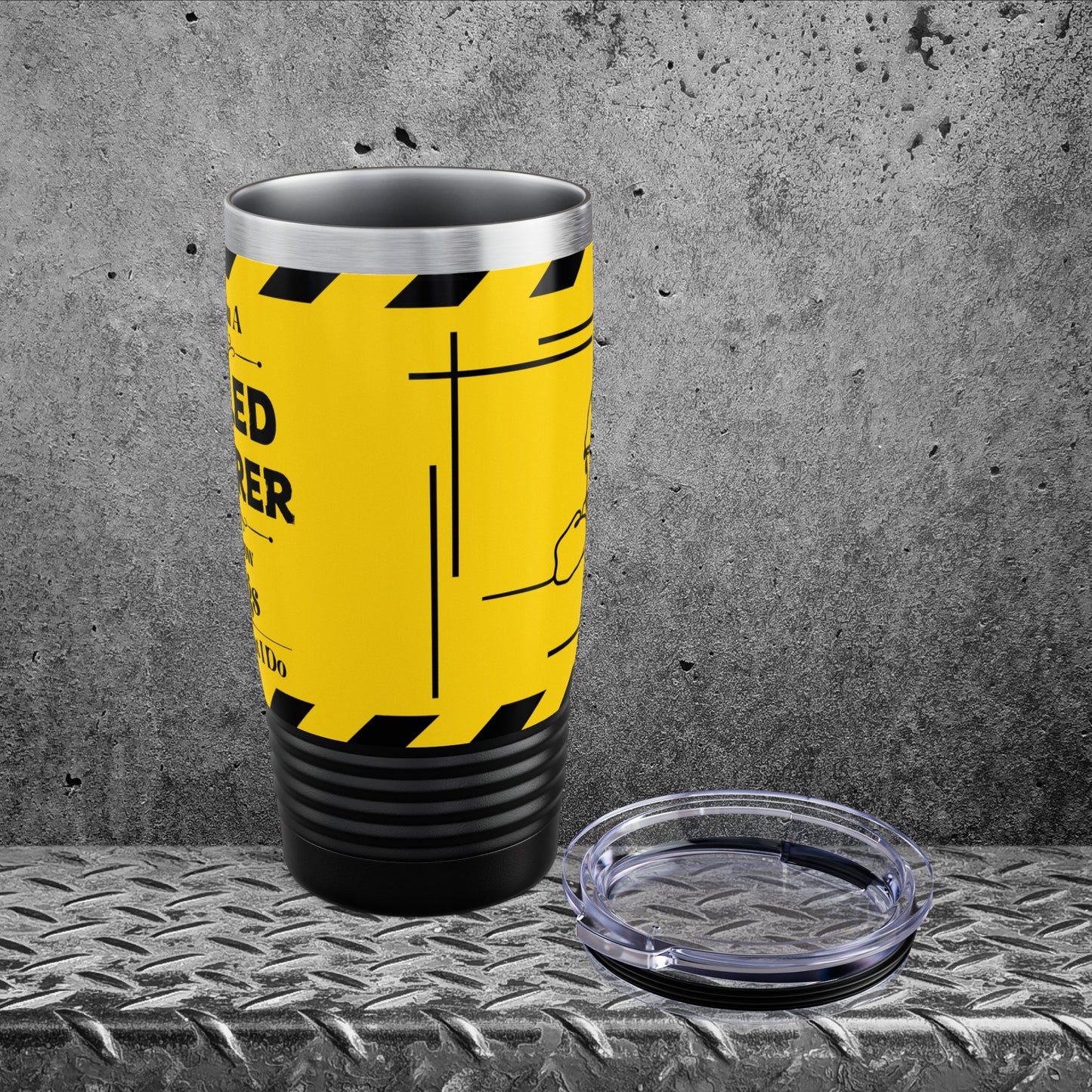 Relax, I'm A SKILLED LABORER, And I Know Things - Ringneck Tumbler, 20oz