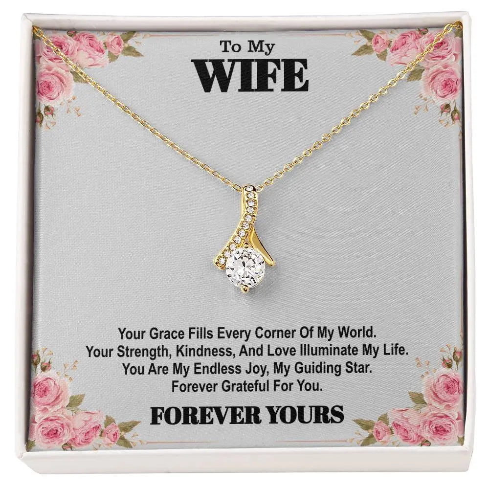 You Are My Endless Joy ~ Alluring Beauty Necklace (Personalized) - Gifts From The Heart