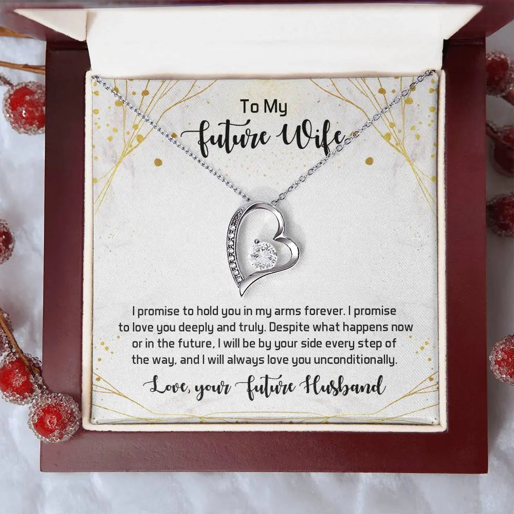 To My Future Wife ~ Forever Love Heart Necklace - Gifts From The Heart