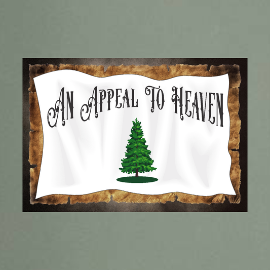 An Appeal To Heaven (Horizontal) - 12" x 18" Vintage Metal Sign