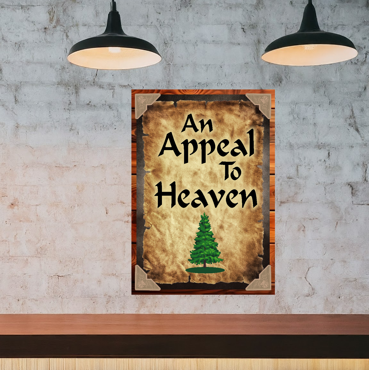 An Appeal To Heaven (Vertical) - 12" x 18" Vintage Metal Sign