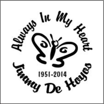 BUTTERFLY 1 - Celebration Of Life Decal