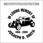 Hot Rod Coupe - Celebration Of Life Decal
