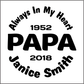 PAPA - Celebration Of Life Decal