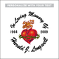 Sacred Heart Full Color - Celebration Of Life Decal