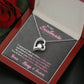 To My Soulmate  - So when you wear it, day or night, You'll feel my presence, shining bright. ~ Forever Love Necklace