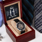 To My Dad, For All The Times I've Forgotten To Thank You, Love, Your Son - Men's Openwork Watch