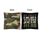 My Uncle Is Not Just A Veteran, He Is Also My Hero - Classic Camo Patriotic Pillow