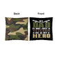 My DAD Is Not Just A Veteran, He Is Also My Hero - Classic Camo Patriotic Pillow