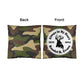 Camouflaged Deer Hunter Personalized Memorial Pillow