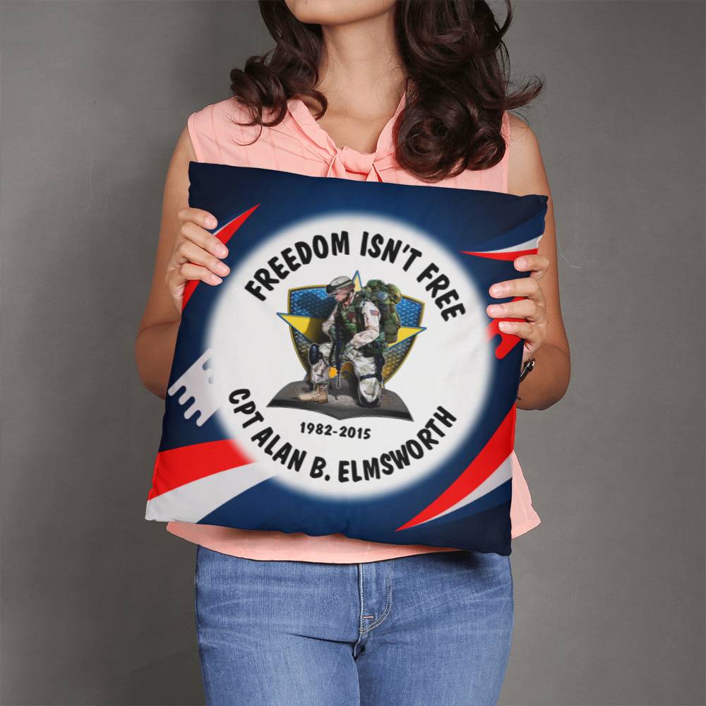 Full Color ARMY Soldier Personalized Memorial Pillow