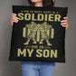He Is Not Just A Soldier, He Is My Son - Classic Patriotic Pillow