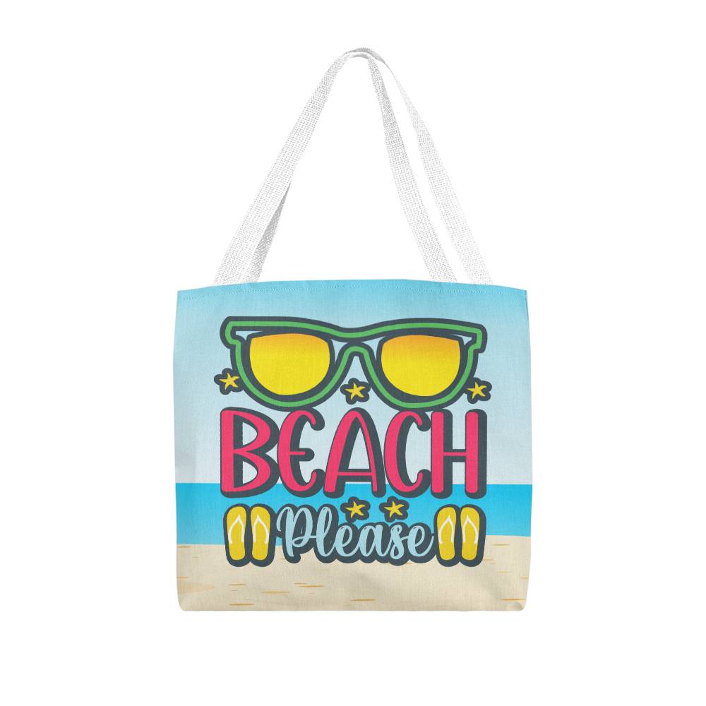 Beach Please ~ Fun Summer Classic Tote Bag