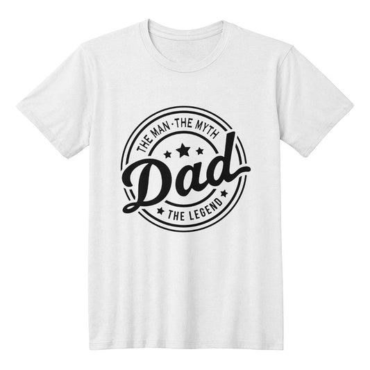 DAD - The Man, The Myth, The Legend - White Men's T-shirt