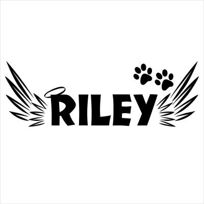 Pet Angel Style 3 - Celebration Of Life Decal