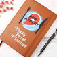 Bon Appetit - Recipe Book, and Healthy Food Journal - Leatherbound Notebook - Gifts From The Heart