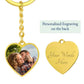 Carry Memories, Hold Moments: Personalized Heart Photo Keychains - Gifts From The Heart