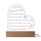 In The Heart's Embrace ~ Engraved Acrylic Heart Plaque - Gifts From The Heart