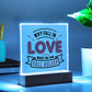 Why Fall In Love ~ Acrylic Square Plaque - Gifts From The Heart